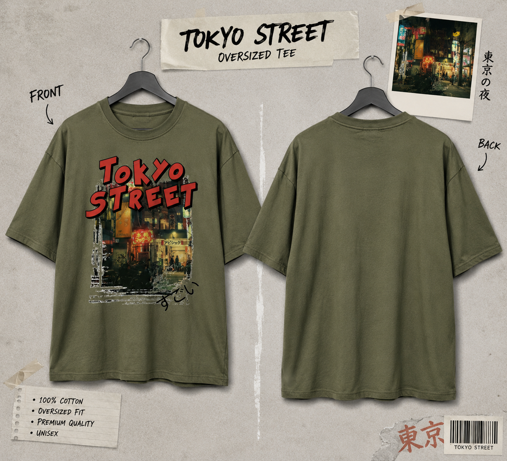 Tokyo Street Inspired | Oversized tees