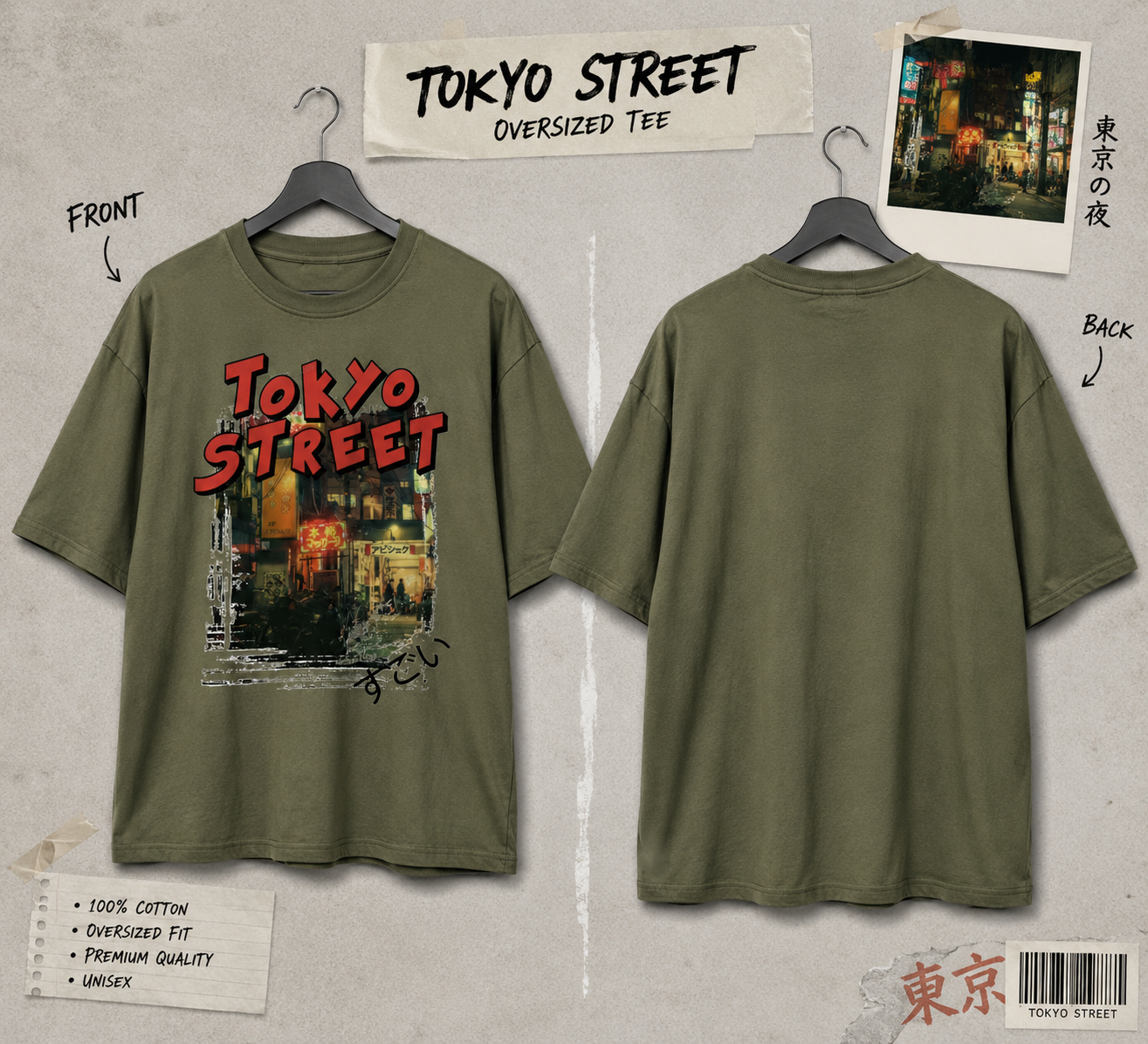 Tokyo Street Inspired | Oversized tees